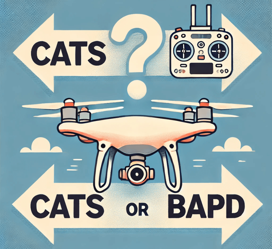 Choix entre examen drone CATS et BAPD
