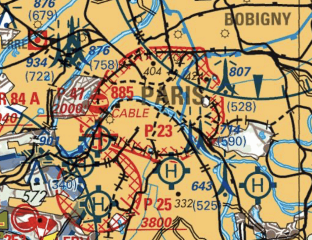 Carte drone pour les JO de Paris 2024