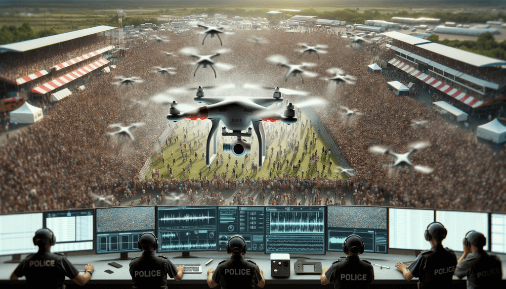 Opération de surveillance via drone