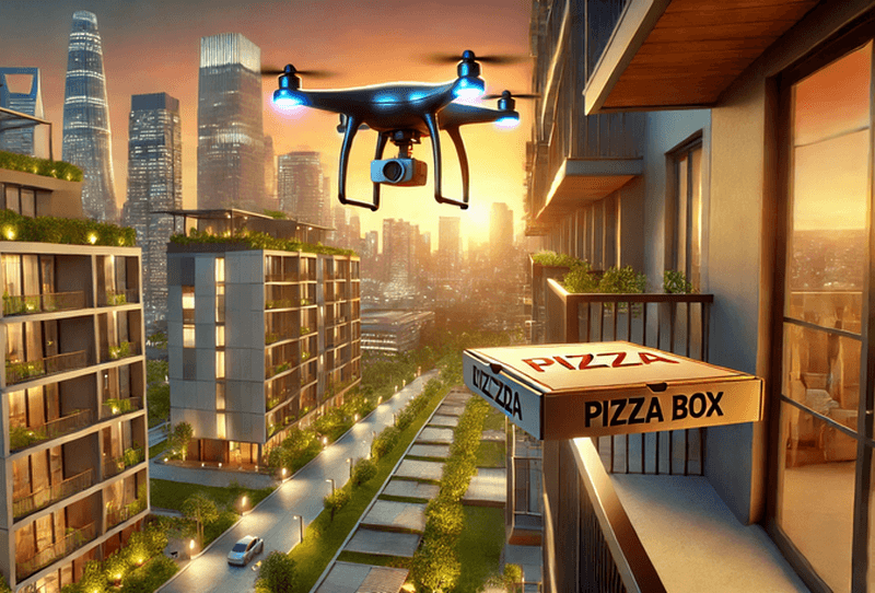 Livraison de Pizza par Drone : Révolution Technologique en 2024