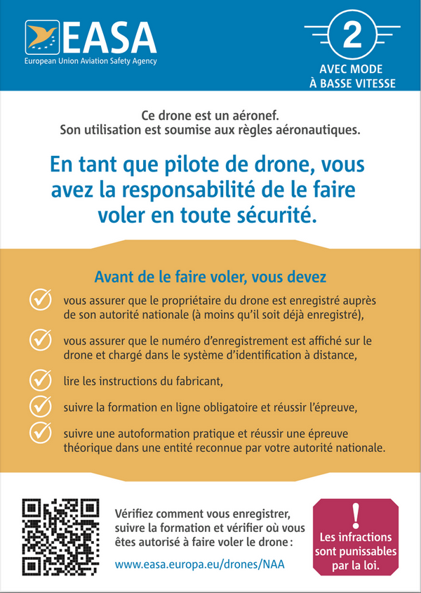 Notice obligatoire EASA