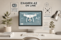 Examen BAPD A2 en ligne sur prepa-drone.fr