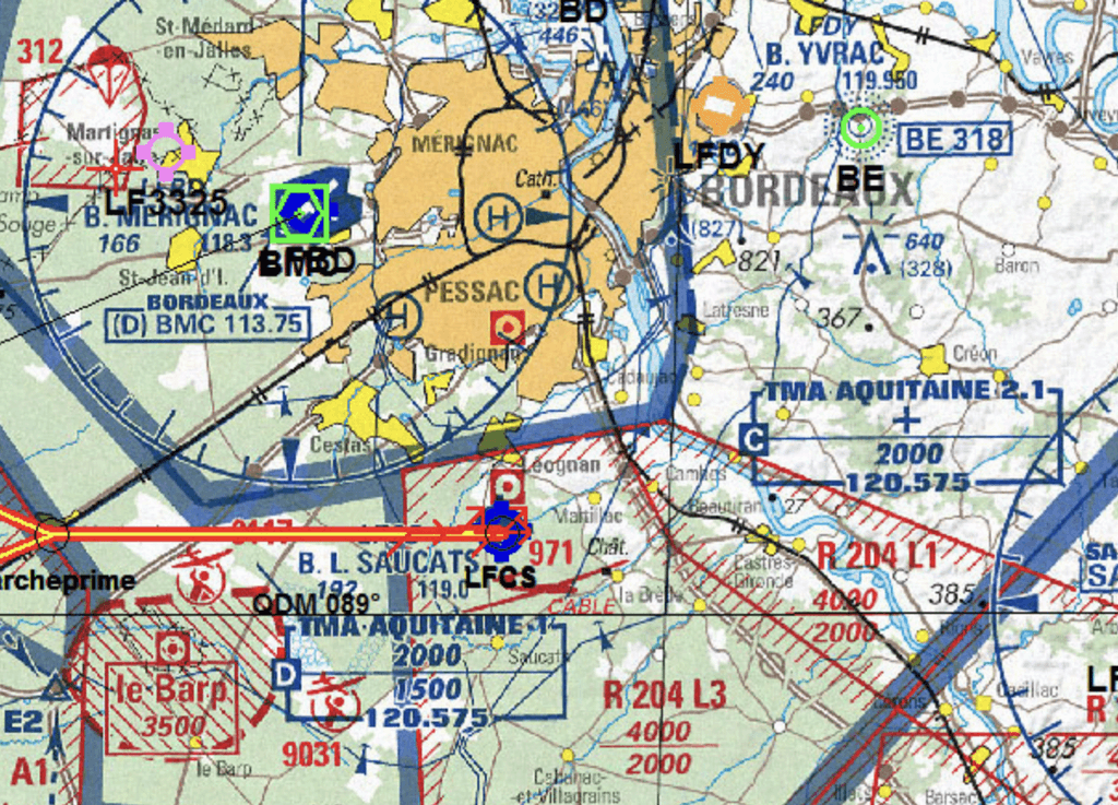 Carte drone bordeaux